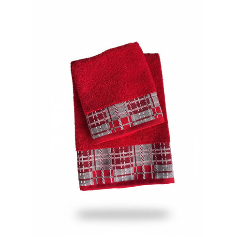 SET ASCIUGAMANO + OSPITE "SCOTLAND"