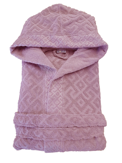 ACCAPPATOIO UNISEX CON CAPPUCCIO "GREEK"