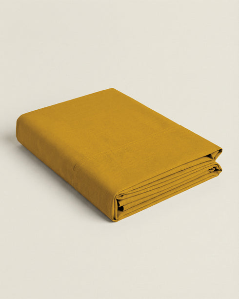 LENZUOLO DI SOPRA TINTA UNITA IN COTONE