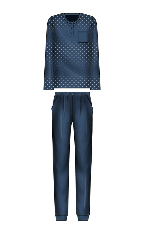 PIGIAMA UOMO IN CALDO COTONE "COUS COUS"