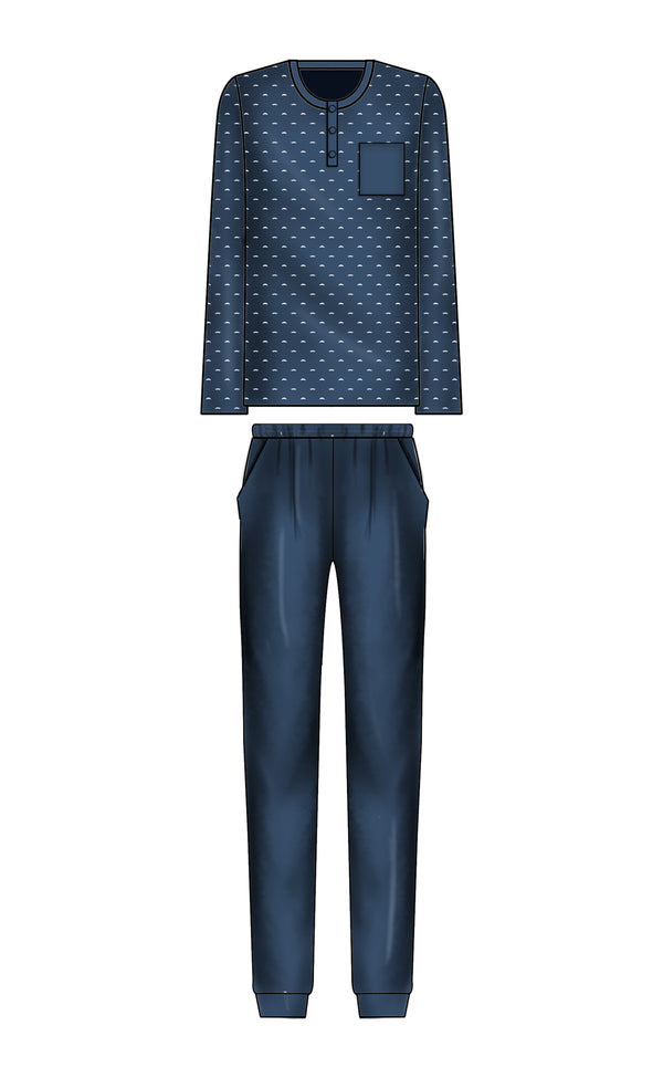 PIGIAMA UOMO IN CALDO COTONE "COUS COUS"