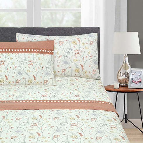 COMPLETO LETTO FLOWERS