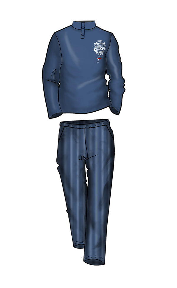 PIGIAMA UOMO IN PILE "ELICA"