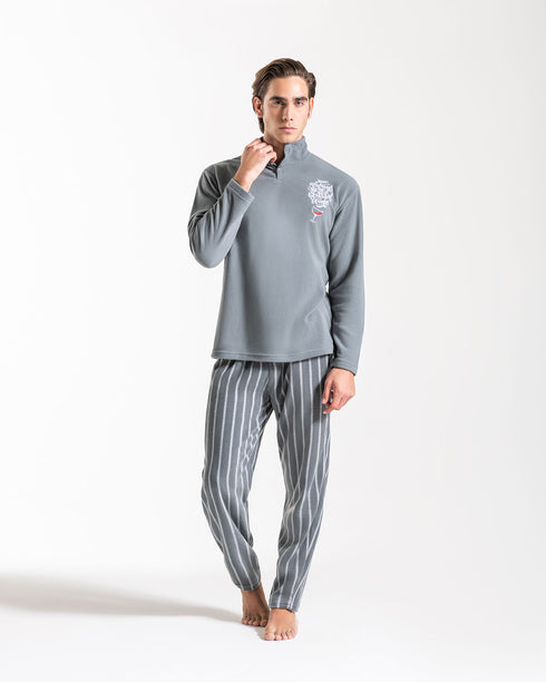 PIGIAMA UOMO IN PILE "ELICA"