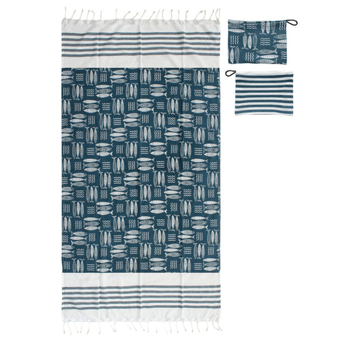 PAREO + POCHETTE FISH