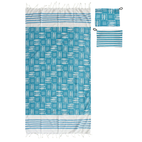 PAREO + POCHETTE FISH