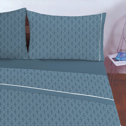 COMPLETO LETTO IN MICROFIBRA "GEOMETRIC"