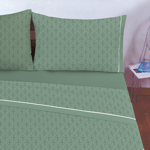 COMPLETO LETTO IN MICROFIBRA "GEOMETRIC"