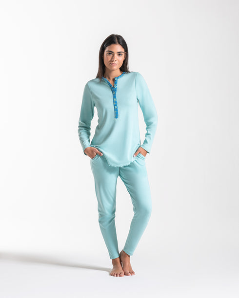 PIGIAMA DONNA IN CALDO COTONE "GNOCCHI"