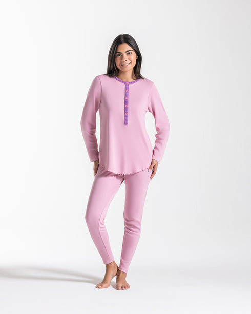 PIGIAMA DONNA IN CALDO COTONE "GNOCCHI"