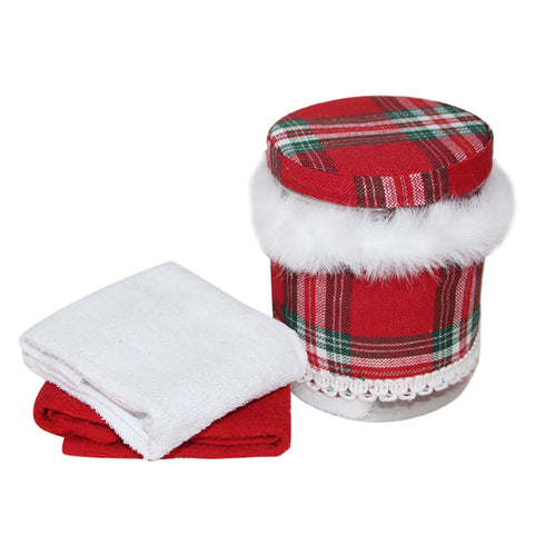BARATTOLO LAVETTE TARTAN - SET 2 LAVETTE IN SPUGNA
