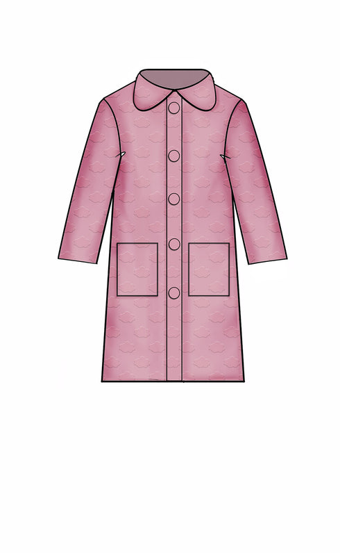 VESTAGLIA DONNA IN PILE "LUMACHINA"