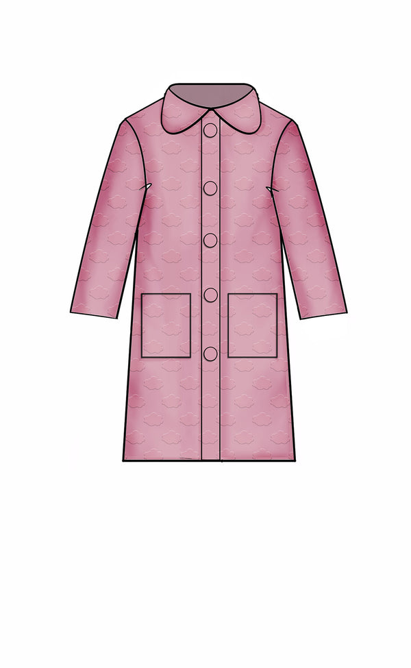 VESTAGLIA DONNA IN PILE "LUMACHINA"