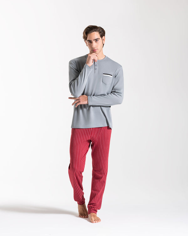 PIGIAMA UOMO IN CALDO COTONE "MAIS"