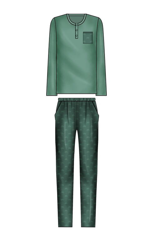 PIGIAMA UOMO IN CALDO COTONE "NOODLES"