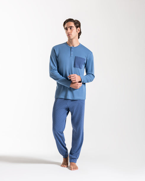 PIGIAMA UOMO IN CALDO COTONE "NOODLES"