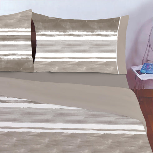 COMPLETO COPRIPIUMINO IN MICROFIBRA "PAINT"