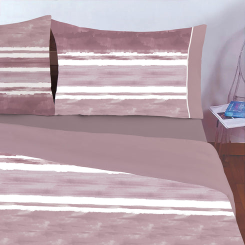 COMPLETO COPRIPIUMINO IN MICROFIBRA "PAINT"