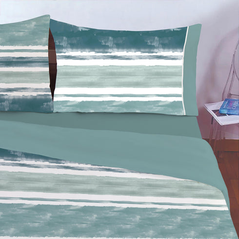 COMPLETO COPRIPIUMINO IN MICROFIBRA "PAINT"