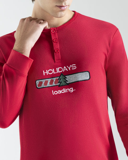 PIGIAMA UOMO IN CALDO COTONE PUDDING