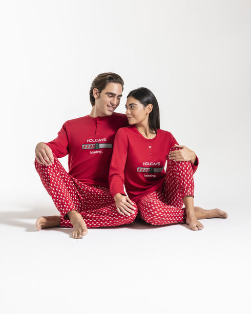 PIGIAMA UOMO IN CALDO COTONE PUDDING