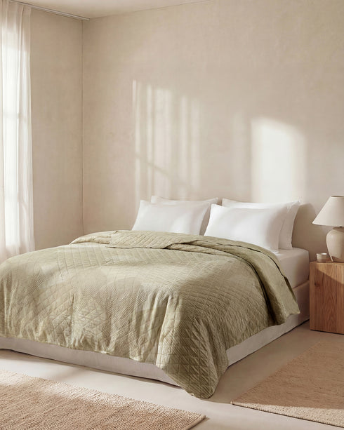 TRAPUNTINO IN MICROFIBRA SQUARE