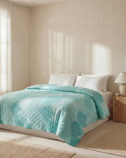 TRAPUNTINO IN MICROFIBRA SQUARE