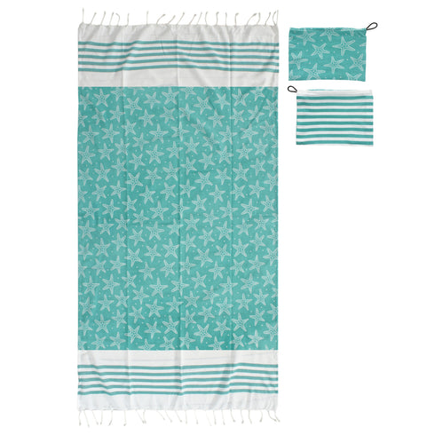 PAREO + POCHETTE STARFISH