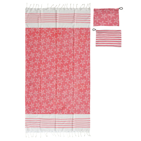 PAREO + POCHETTE STARFISH