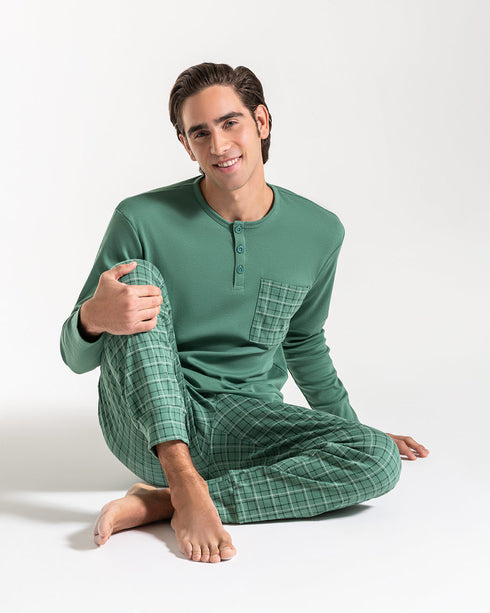 PIGIAMA UOMO IN CALDO COTONE "SEDANO"