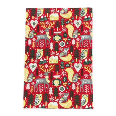 STROFINACCIO IN COTONE XMAS VILLAGE