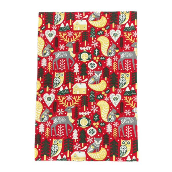 STROFINACCIO IN COTONE XMAS VILLAGE