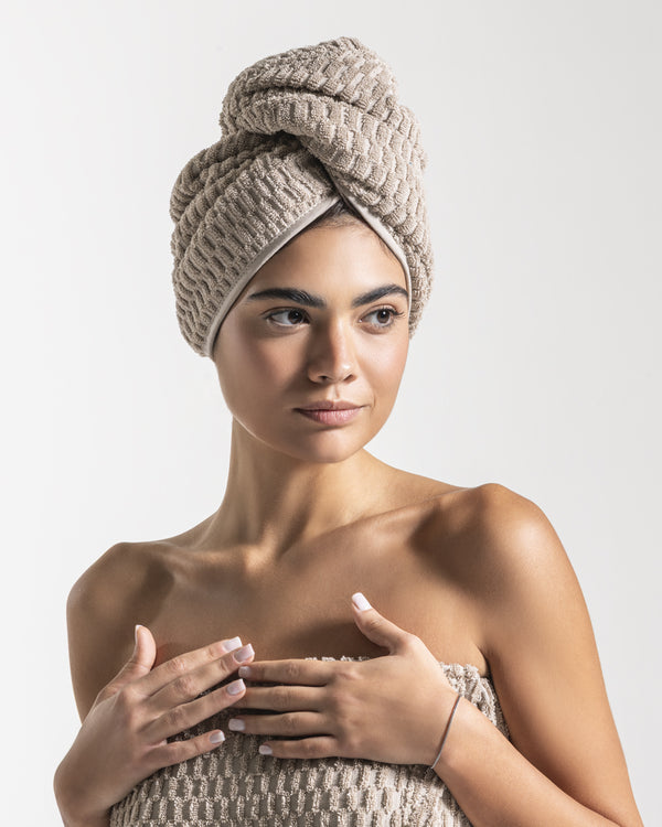 TURBANTE IN SPUGNA "BRICKS"