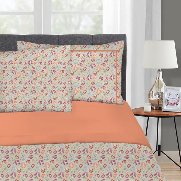 COMPLETO LETTO IN COTONE "FLEUR"