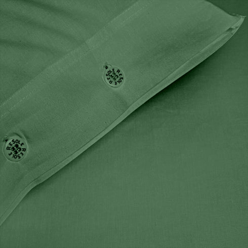 FEDERA IN COTONE TINTA UNITA CON BOTTONI