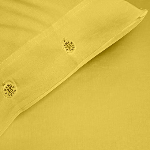 FEDERA IN COTONE TINTA UNITA CON BOTTONI