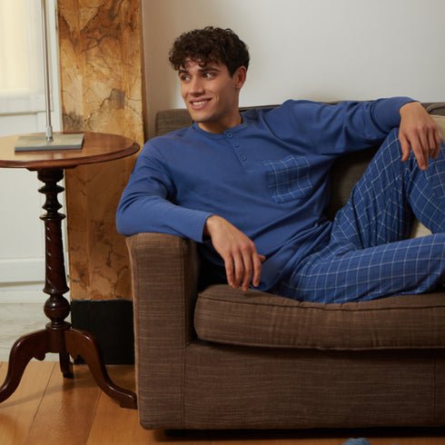 PIGIAMA UOMO IN CALDO COTONE "SEDANO"