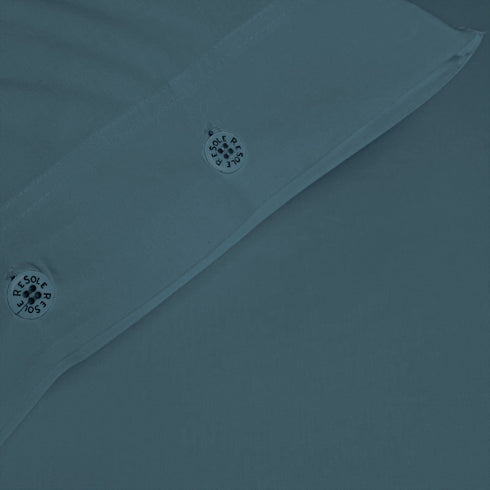 FEDERA IN COTONE TINTA UNITA CON BOTTONI