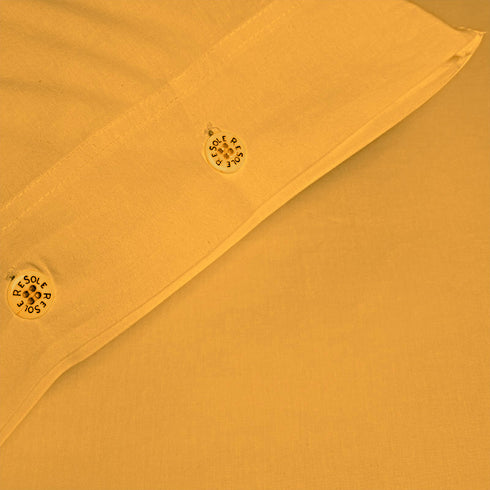 FEDERA IN COTONE TINTA UNITA CON BOTTONI