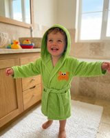 Accappatoio baby in spugna Crab
