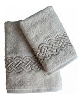 Set asiugamano + ospite "Braid"