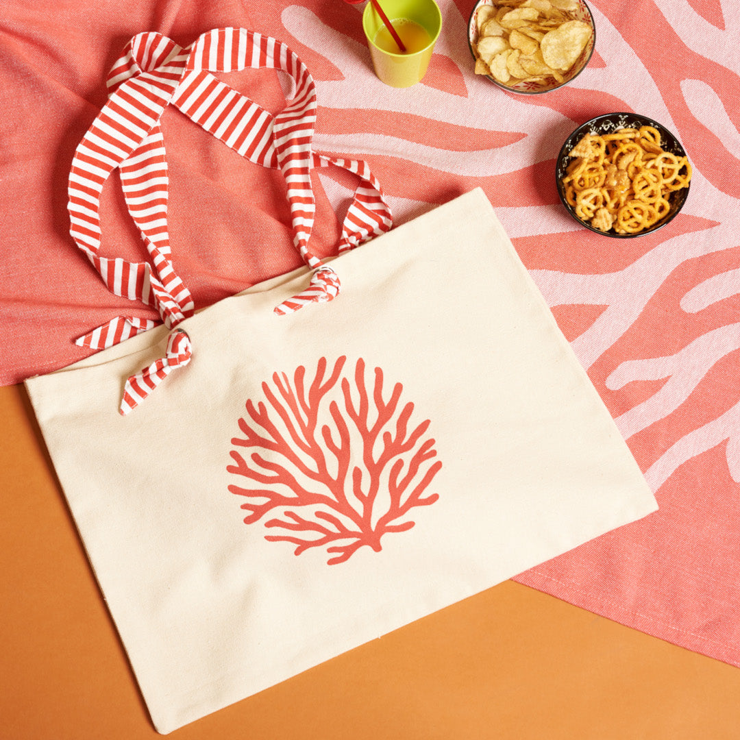 Beach bag Coral