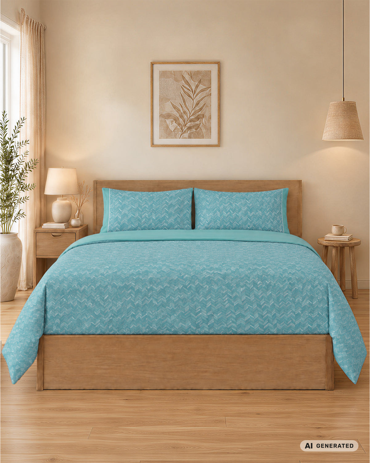 Completo copripiumino Chevron