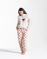 PIGIAMA DONNA IN PILE "LOVELY"