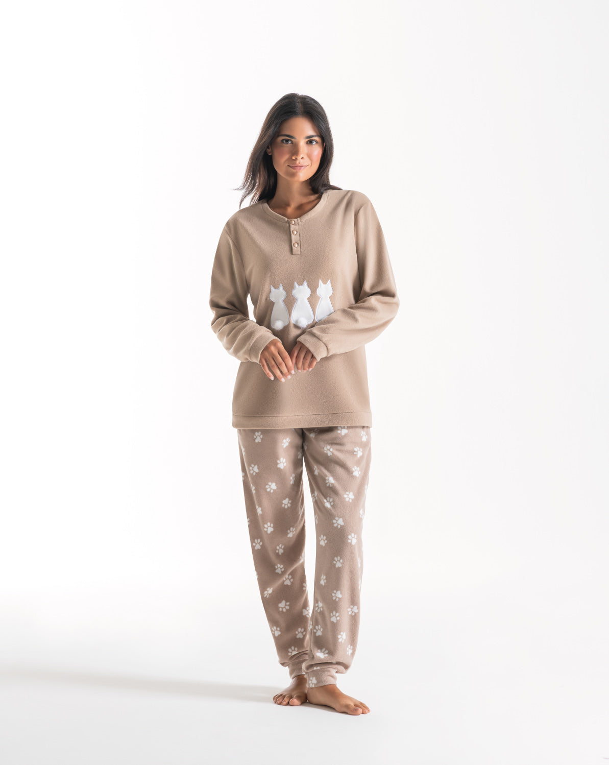 Pigiama donna pile Lyra