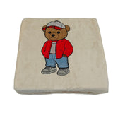 Plaid super soft in coral fleece Orso