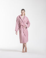 Accappatoio unisex in spugna con cappuccio Bricks