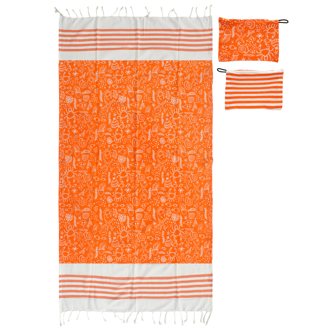 Pareo + pochette Sea