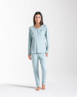 Pigiama donna in caldo cotone Spaghetto