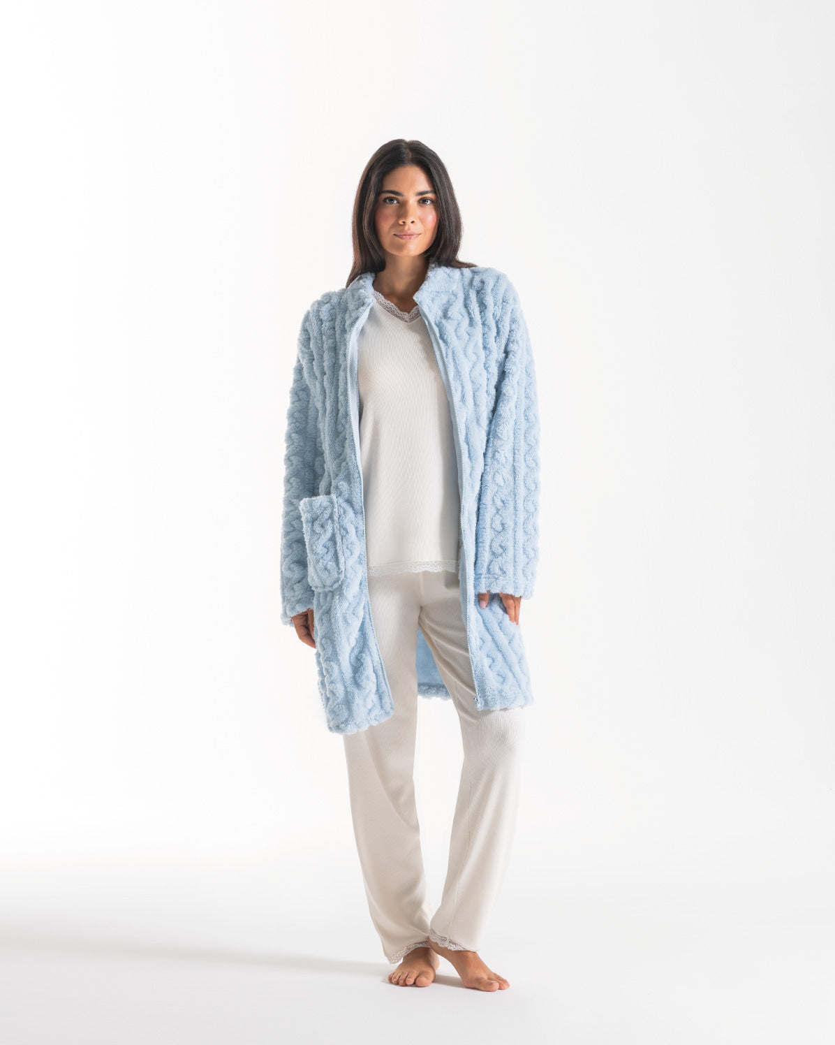 Vestaglia donna pile Maia